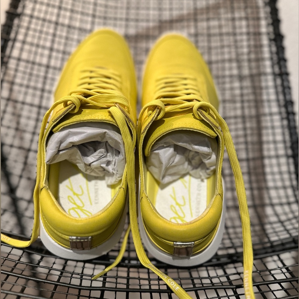 Kenneth Cole Mello Lace Up Womens Leather Lifestyle Sneakers - Picture 4 of 4
